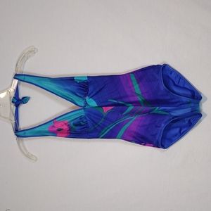 Vintage RARE 1970s DeWeese Design Reversible Bathing Suit W/ Sarong